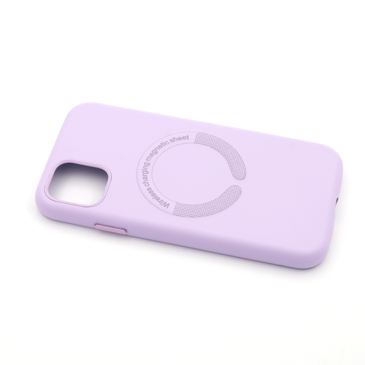 Tpu color skin magsafe for iphone 11 (6.1") lila
