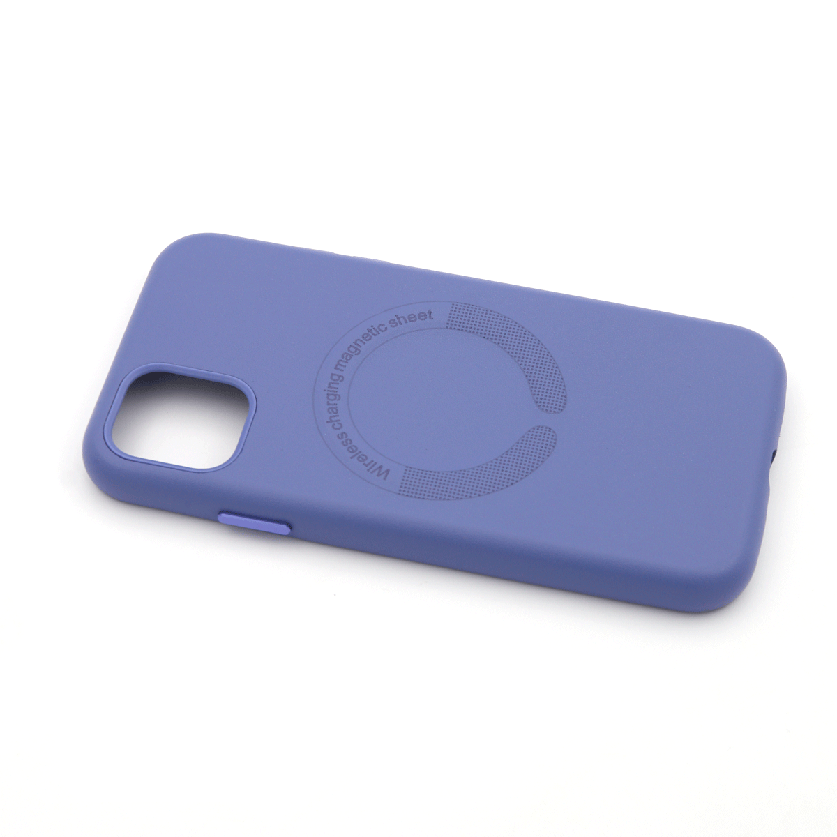 Tpu color skin magsafe for iphone 11 (6.1") ljubičasta