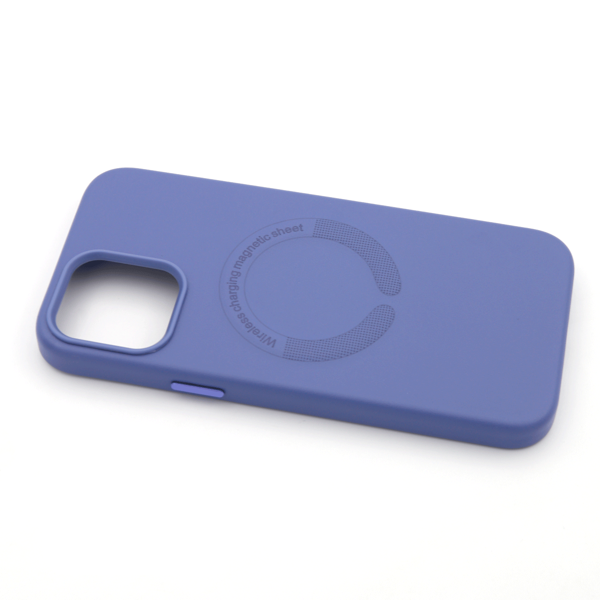 Tpu color skin magsafe for iphone 12 pro max (6.7") ljubičasta
