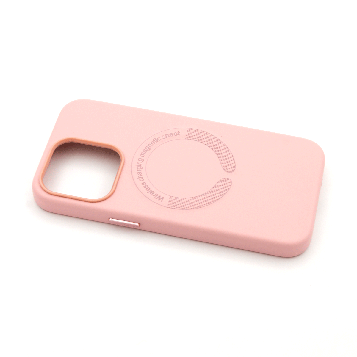 Tpu color skin magsafe for iphone 13 pro (6.1") roza