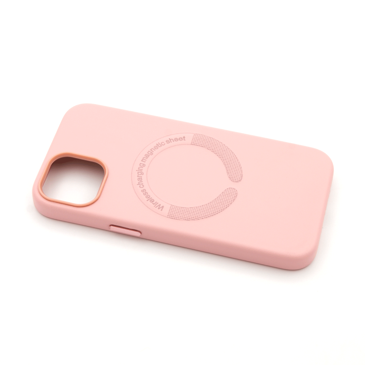 Tpu color skin magsafe for iphone 13 (6.1") roza