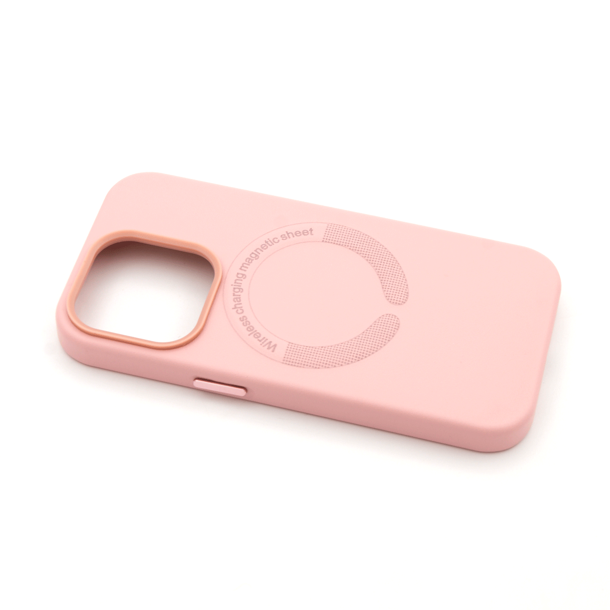 Tpu color skin magsafe for iphone 14 pro max (6.7") roza