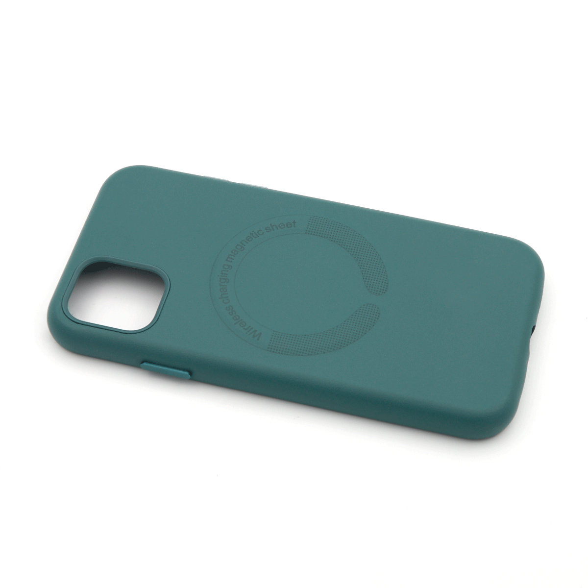 Tpu color skin magsafe for iphone 11 (6.1") zelena
