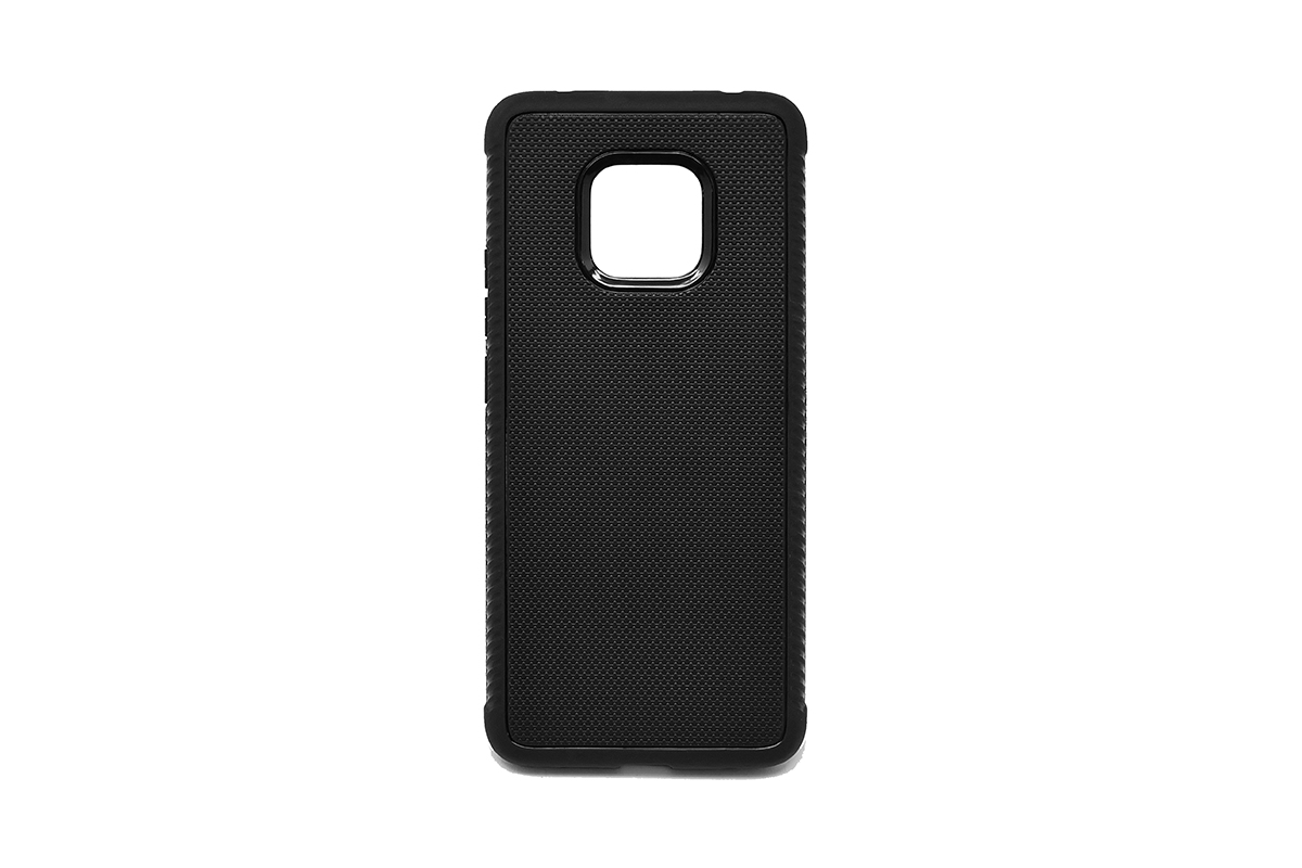 Tpu ribbed mate 20 pro (black)