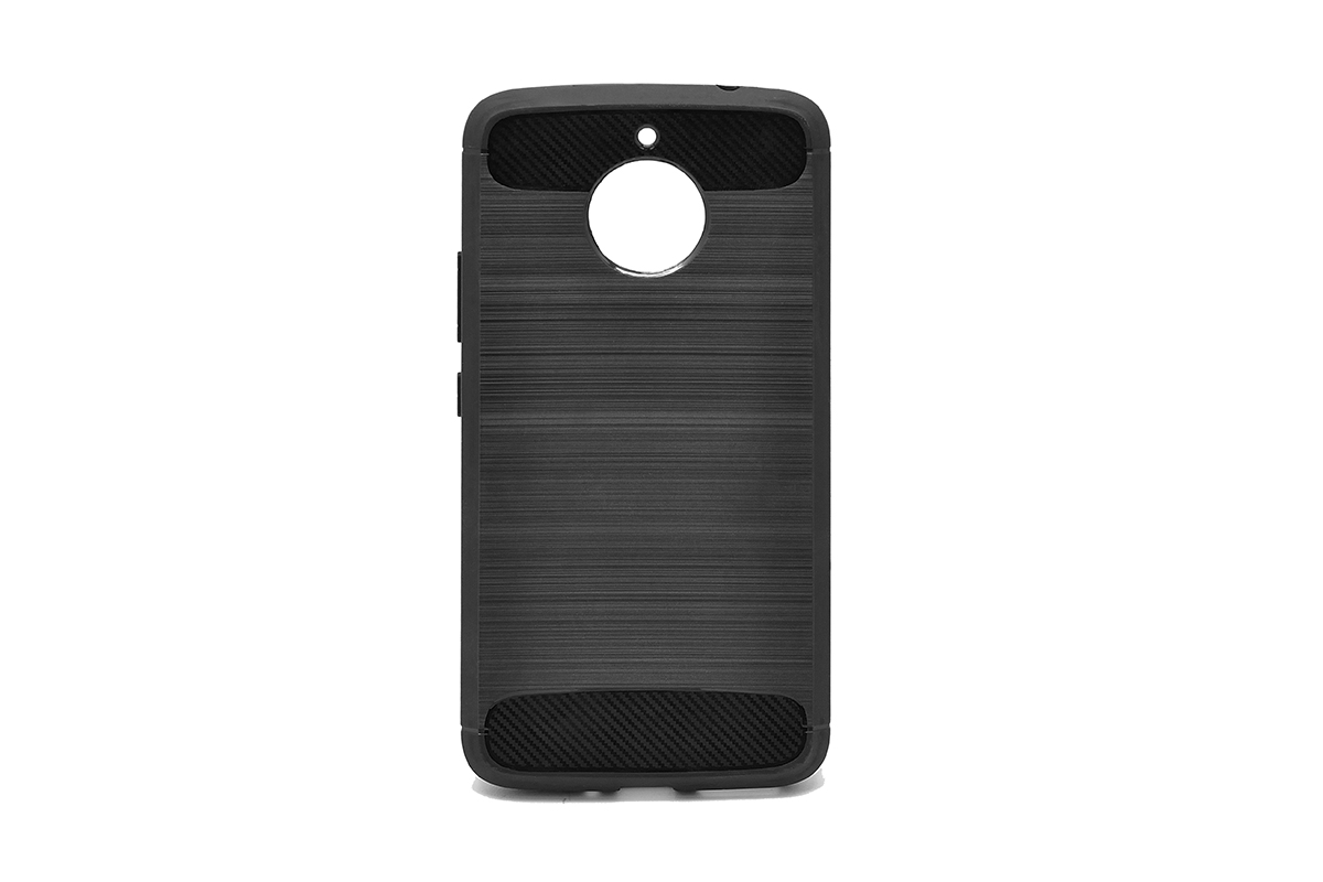 Tpu brushed za moto e4 plus (black)