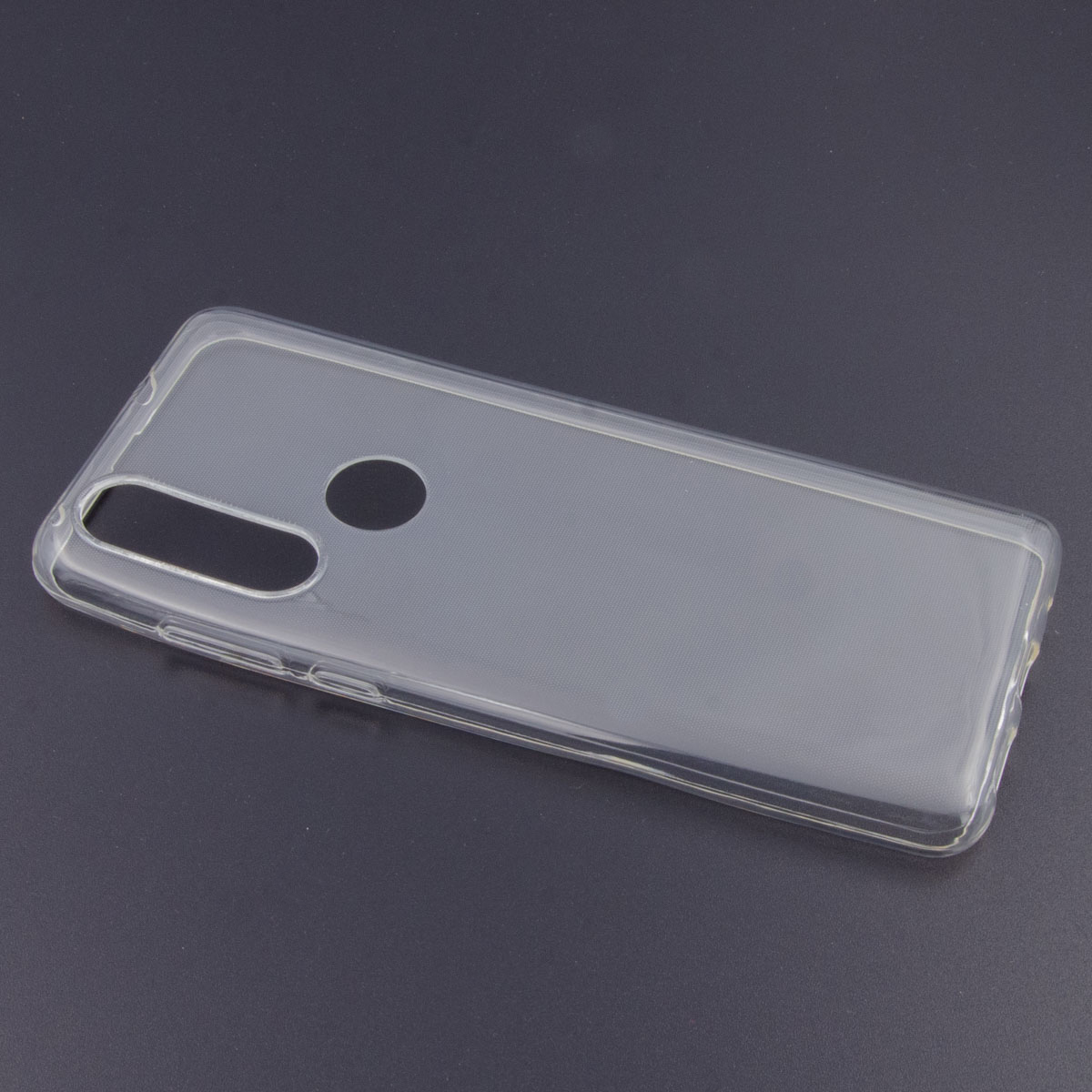 Tpu 0,3mm za moto one action (white)