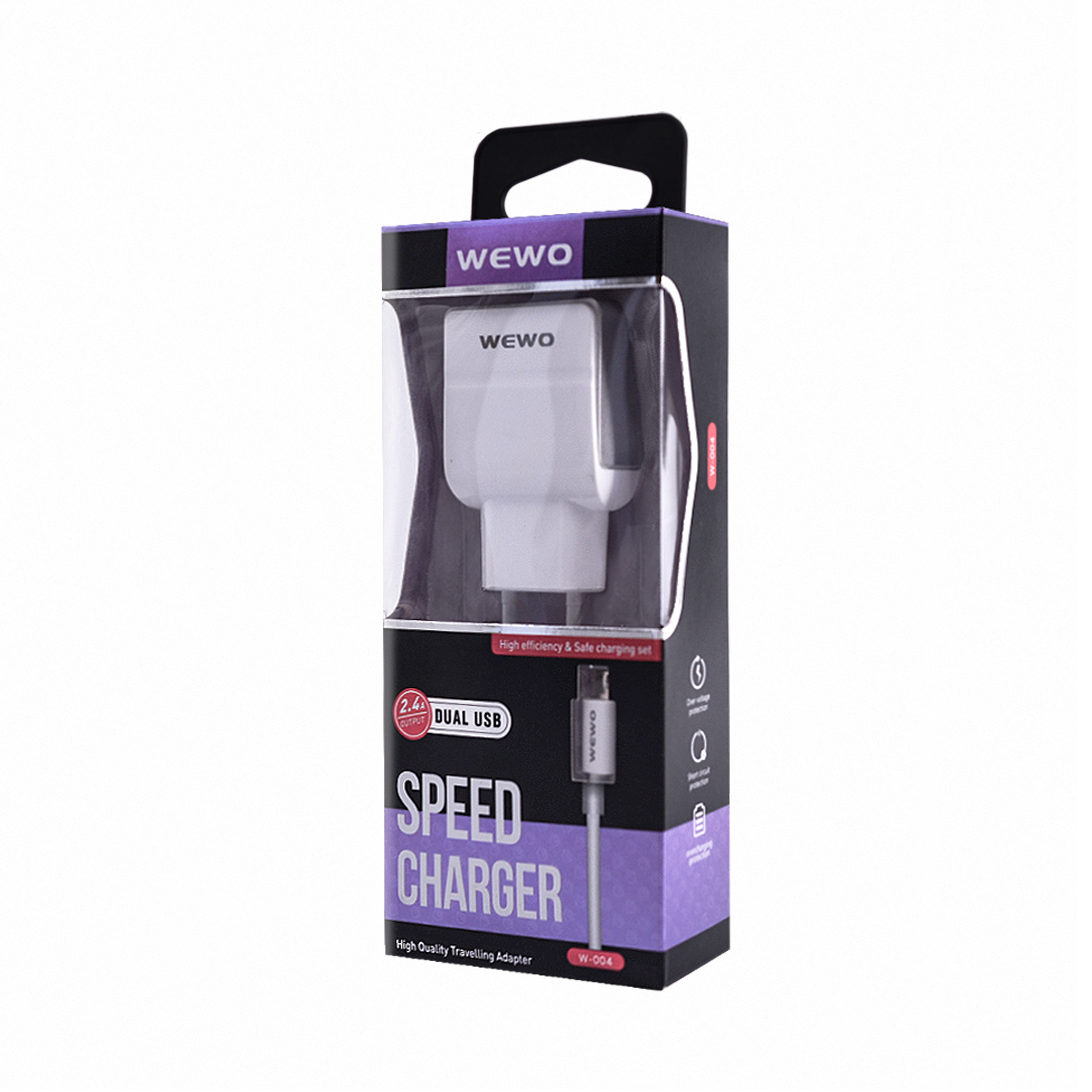 Wewo w-004 punjač usb 1a + type-c usb cable