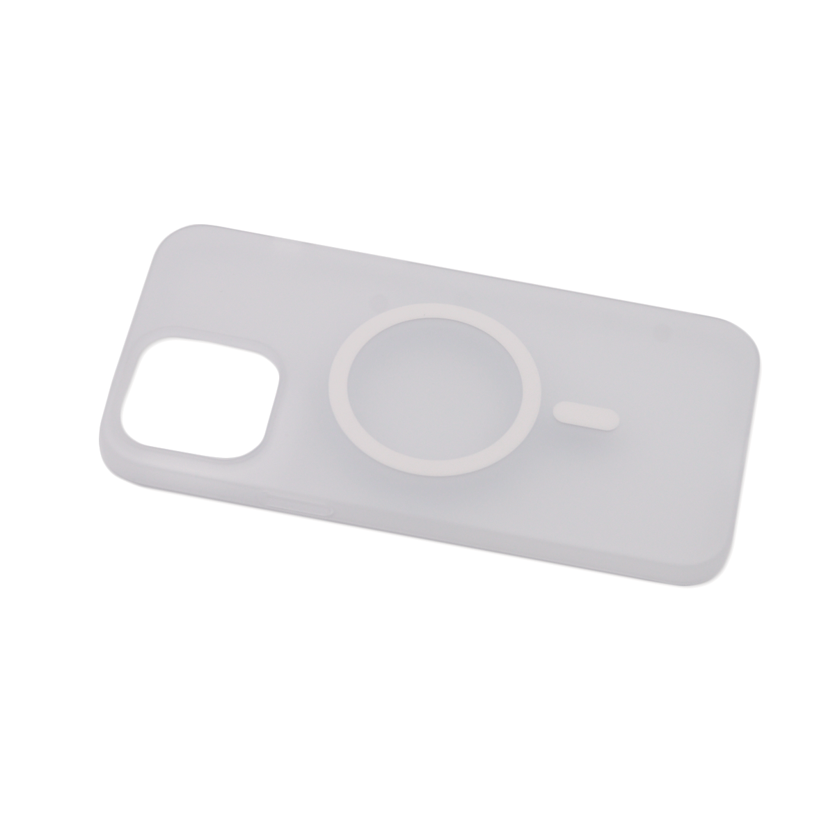 Pc silhouette magsafe  for iphone 13 pro max (6.7") bela