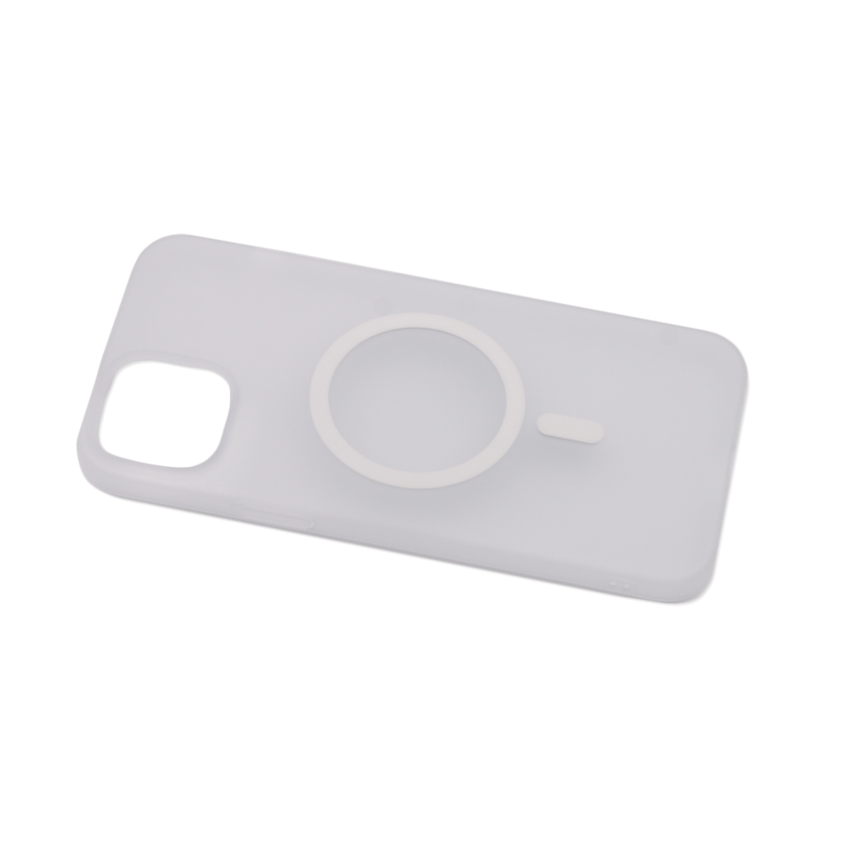 Pc silhouette magsafe  for iphone 15 plus (6.7") bela