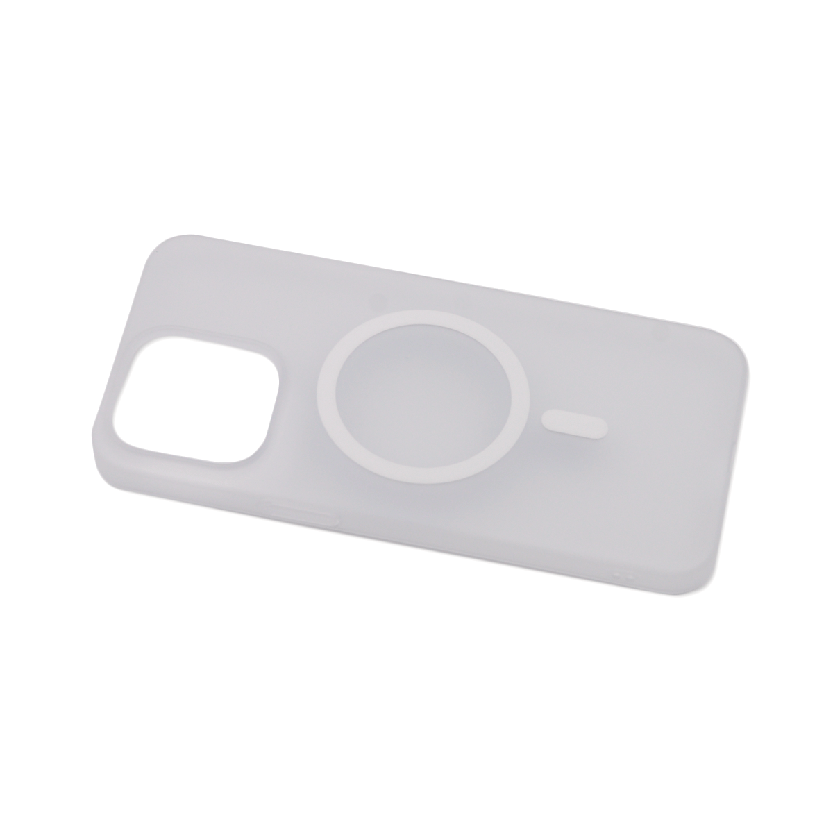 Pc silhouette magsafe  for iphone 15 pro max (6.7") bela