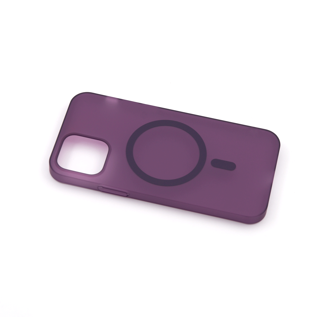 Pc silhouette magsafe  for iphone 12/12 pro (6.1") ljubičasta