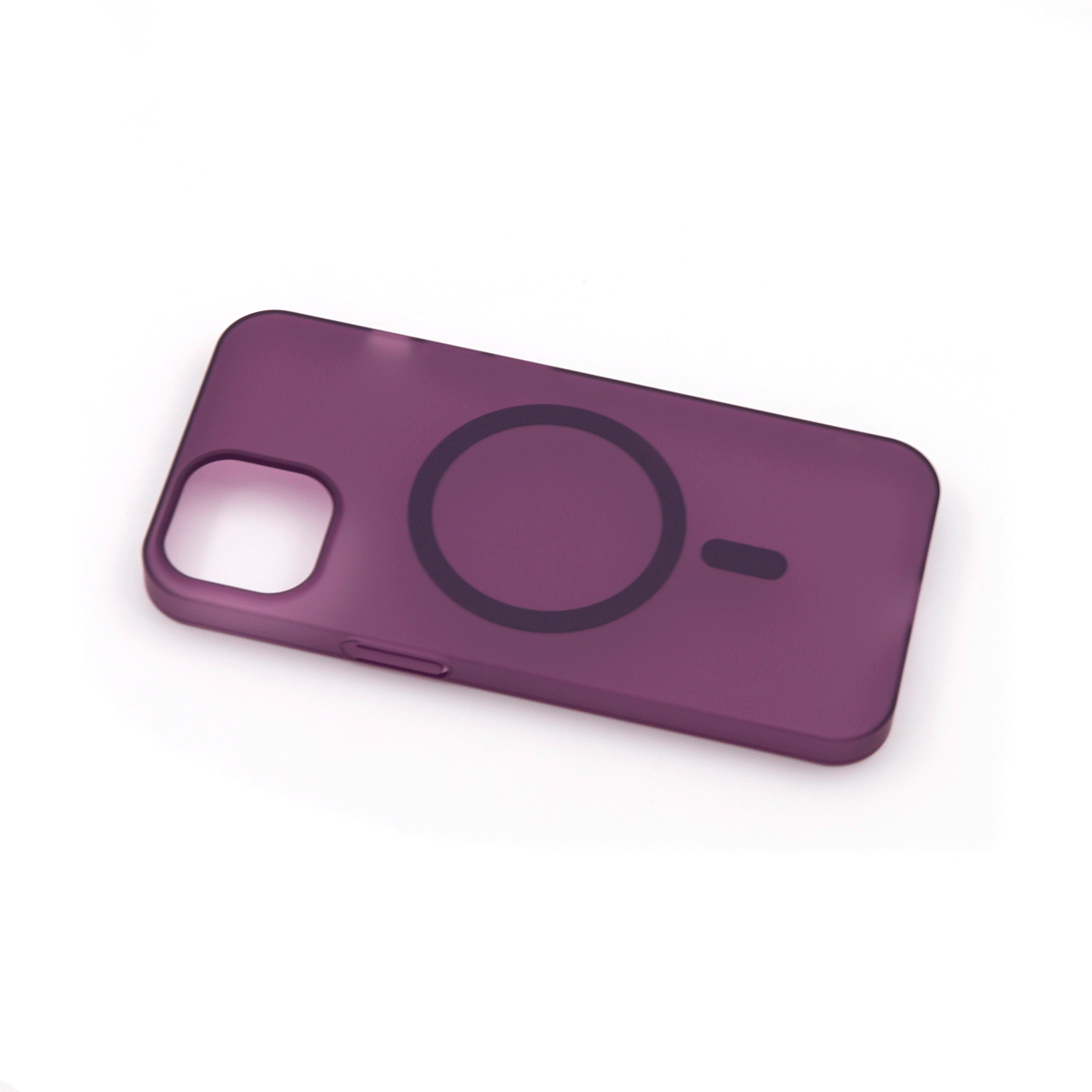 Pc silhouette magsafe  for iphone 13 (6.1") ljubičasta