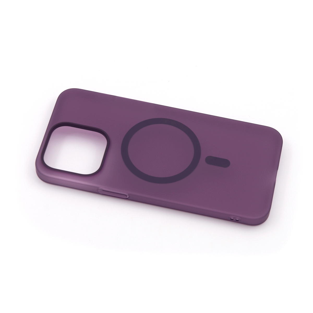 Pc silhouette magsafe  for iphone 15 pro max (6.7") ljubičasta