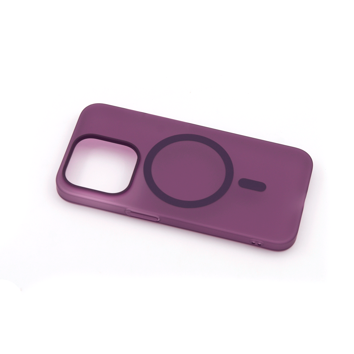 Pc silhouette magsafe  for iphone 15 pro (6.1") ljubičasta