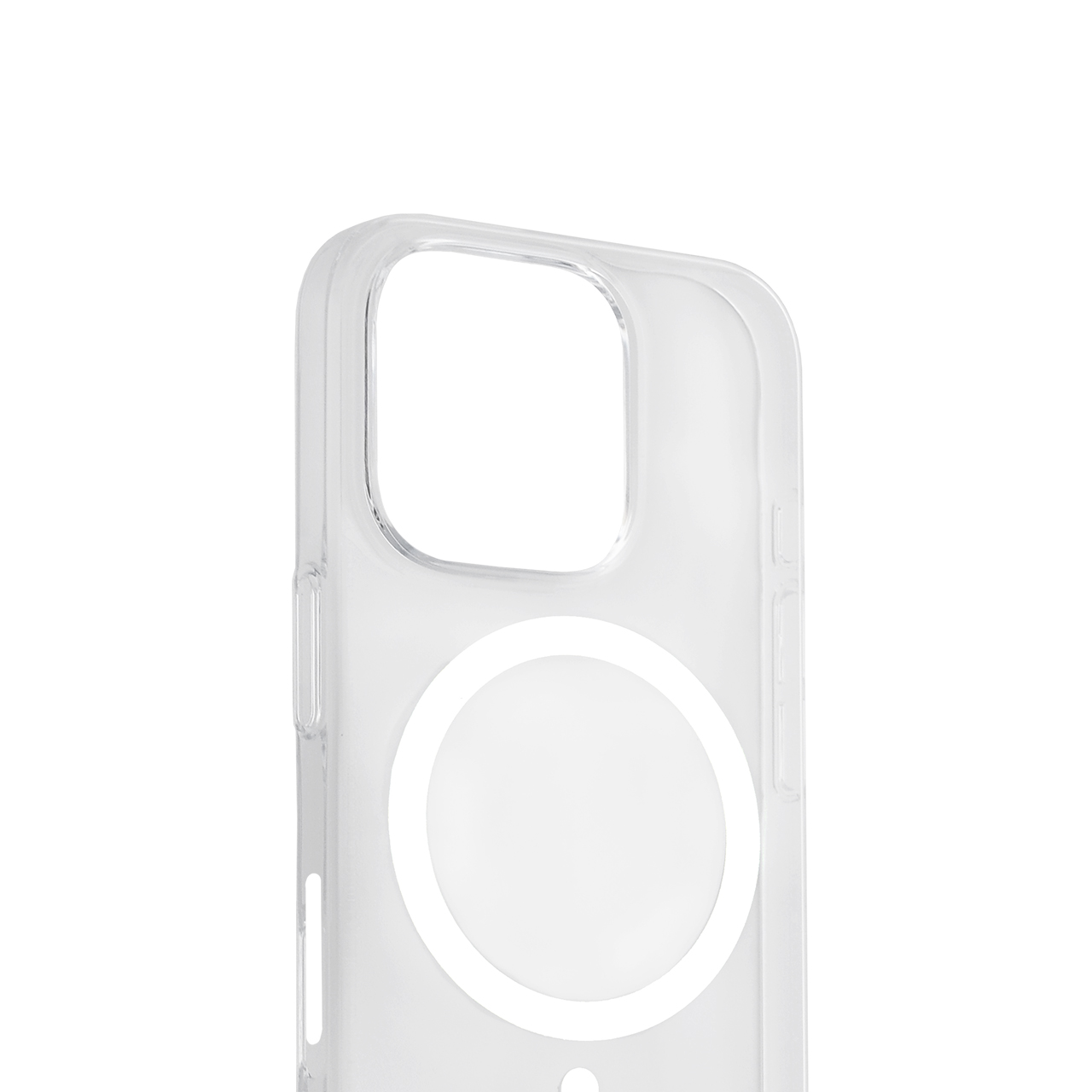 Tpu silhouette magsafe  for iphone 16 pro (6.3") bela