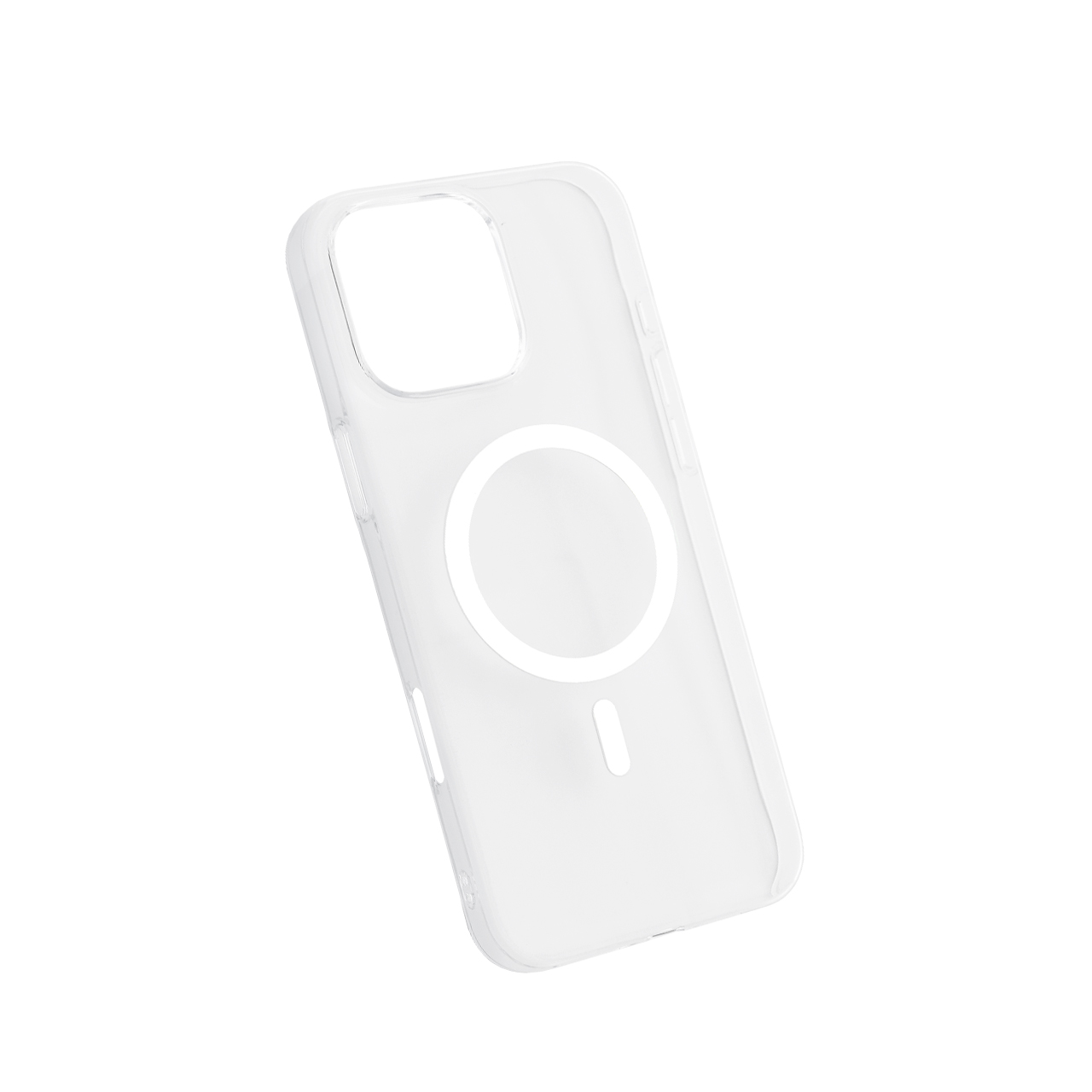 Tpu silhouette magsafe  for iphone 16 pro max (6.9") bela