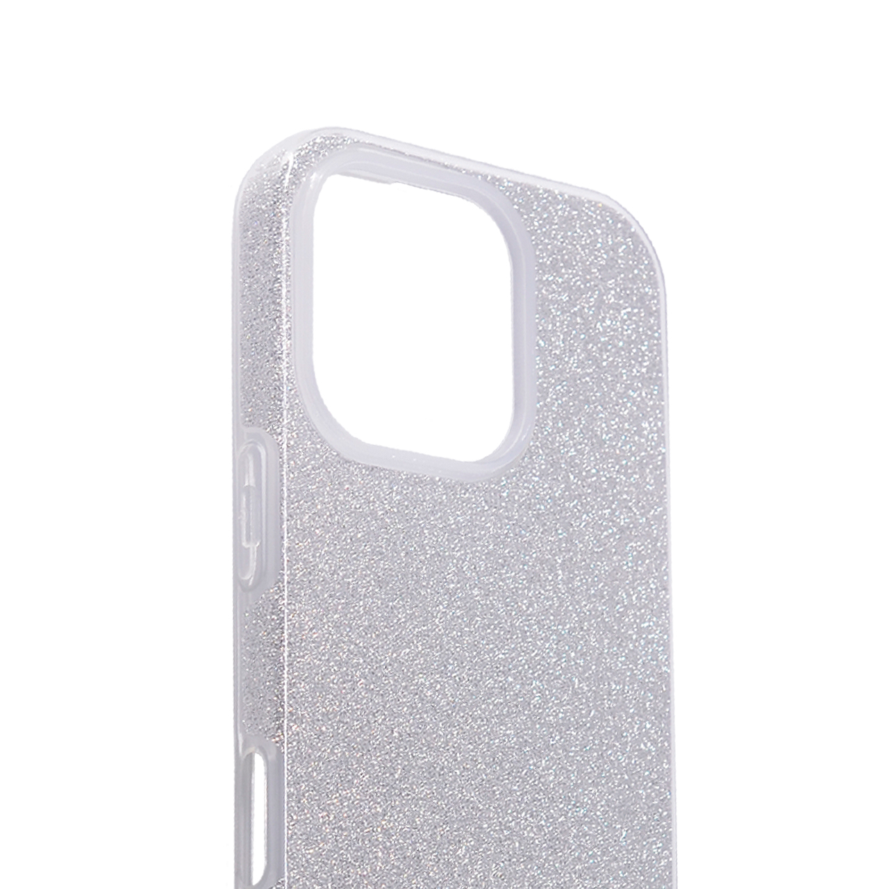 Tpu sparkly shine for iphone 16 pro max (6.9") silver