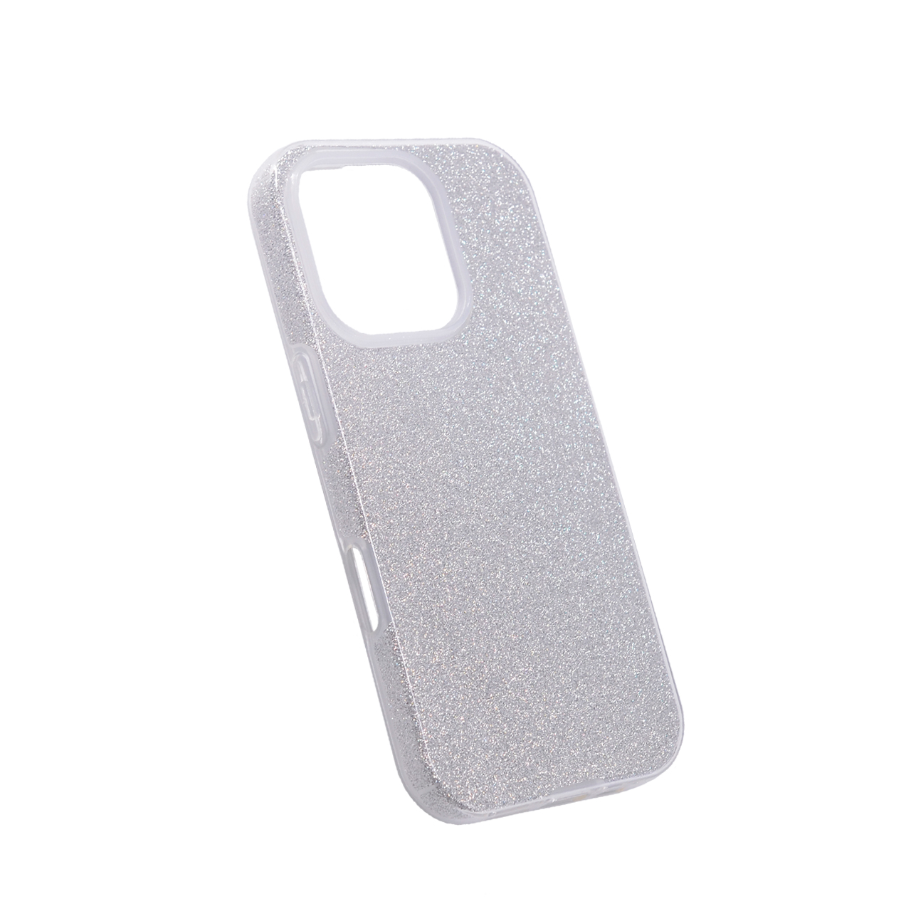 Tpu sparkly shine for iphone 16 pro max (6.9") silver