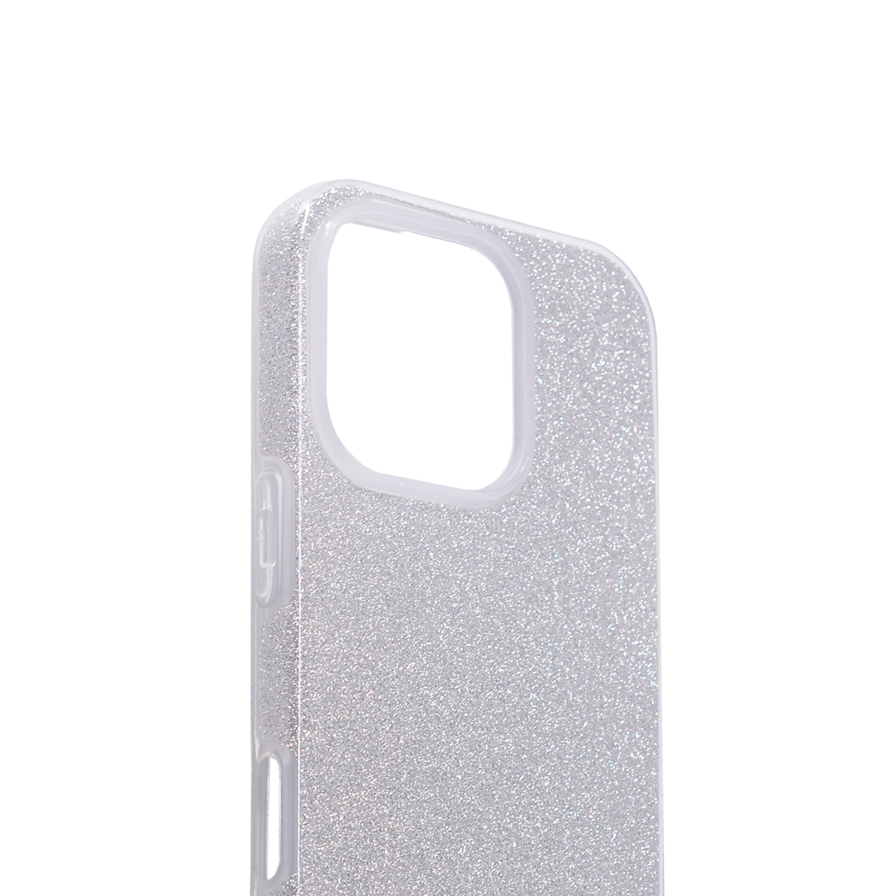 Tpu sparkly shine for iphone 16 pro (6.3") silver