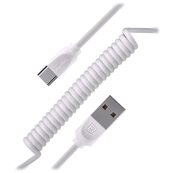 Usb data cable remax rc-117a type-c (2.4a) beli 1m