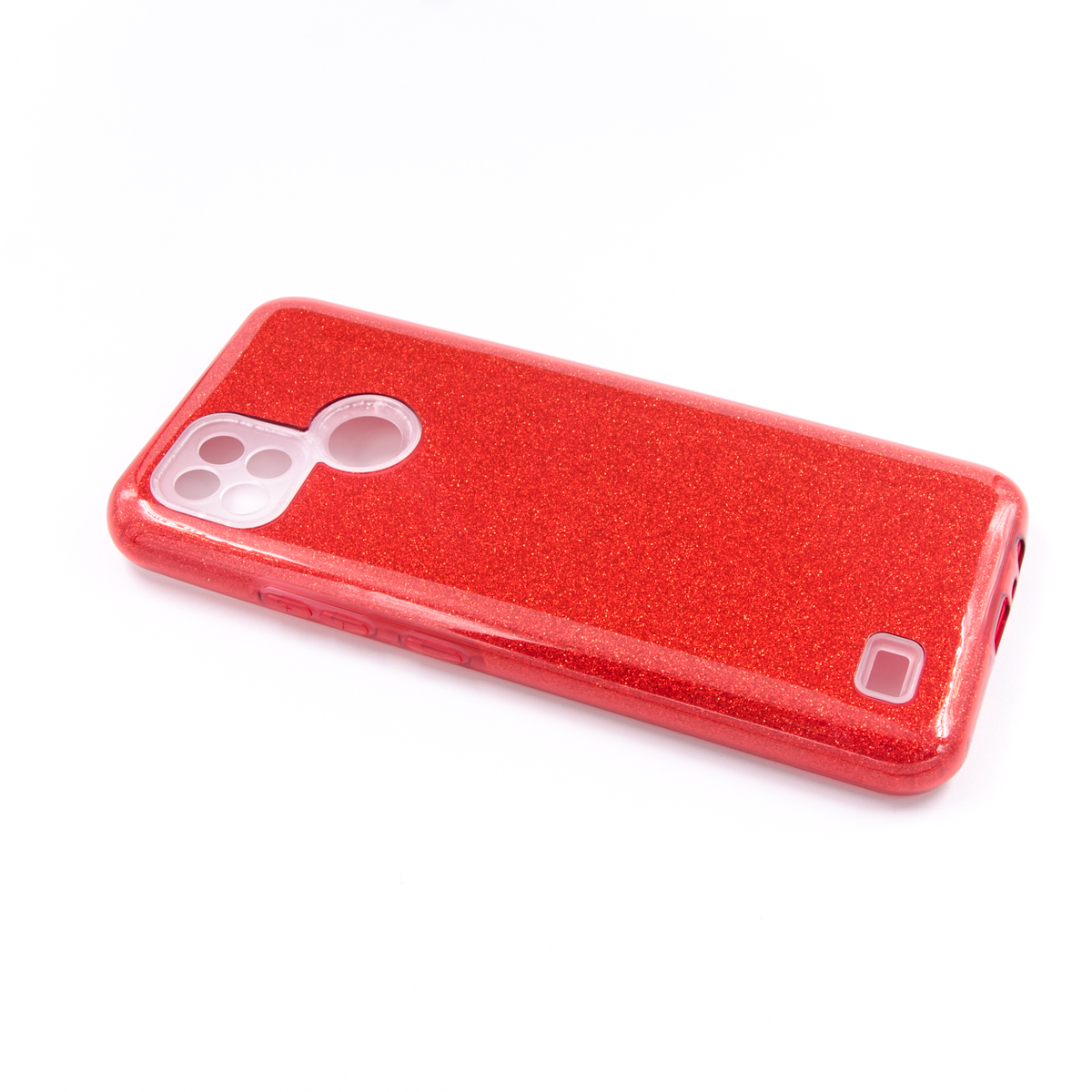 Tpu sparkly shine realme c21 (red)