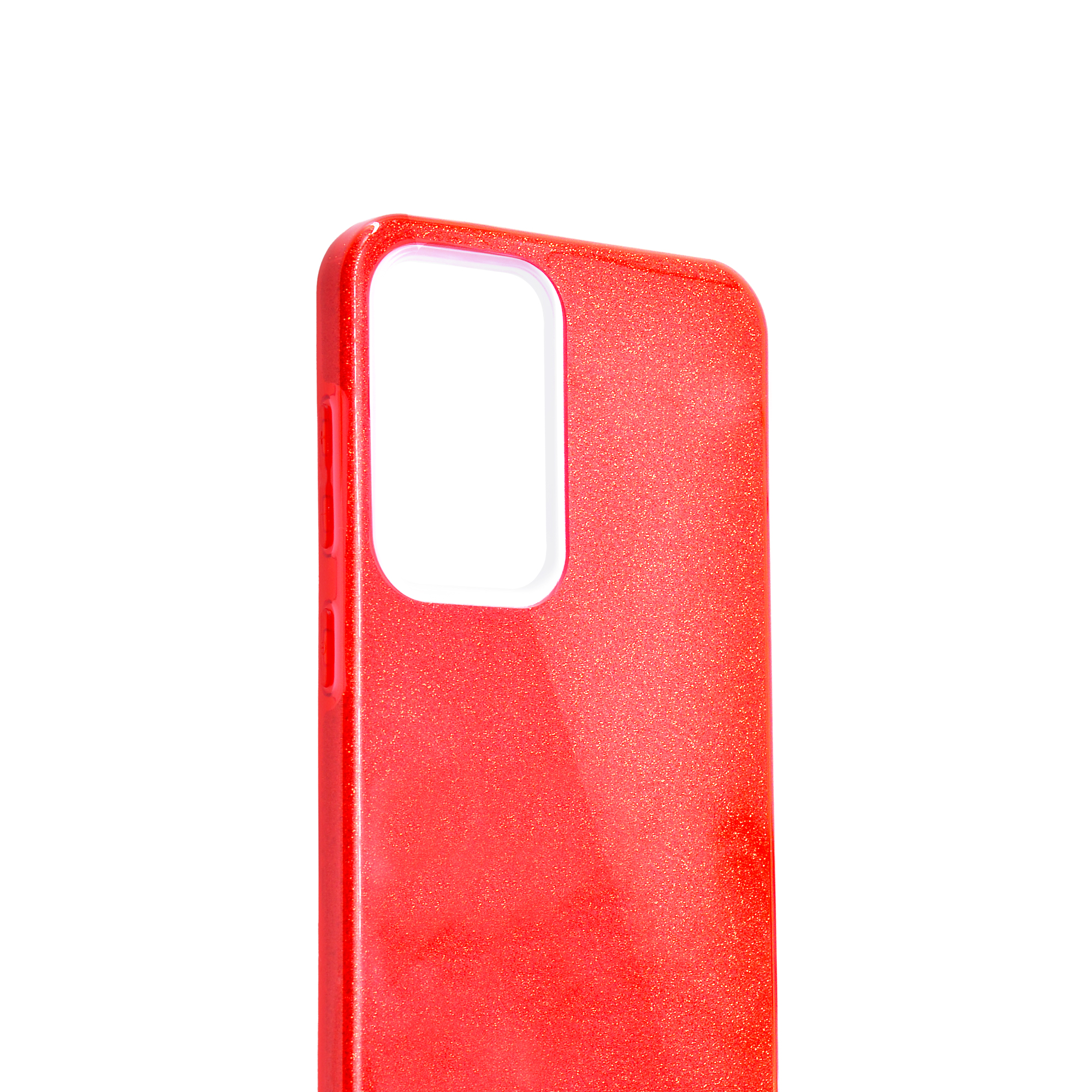Tpu sparkly shine for sm-a366b (galaxy a36 5g) red