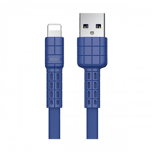 Usb data cable remax armor rc-116i iphone (2.4a) plavi 1m