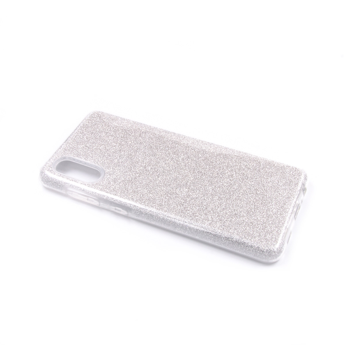 Tpu sparkly shine for sm-a022f (galaxy a02) silver