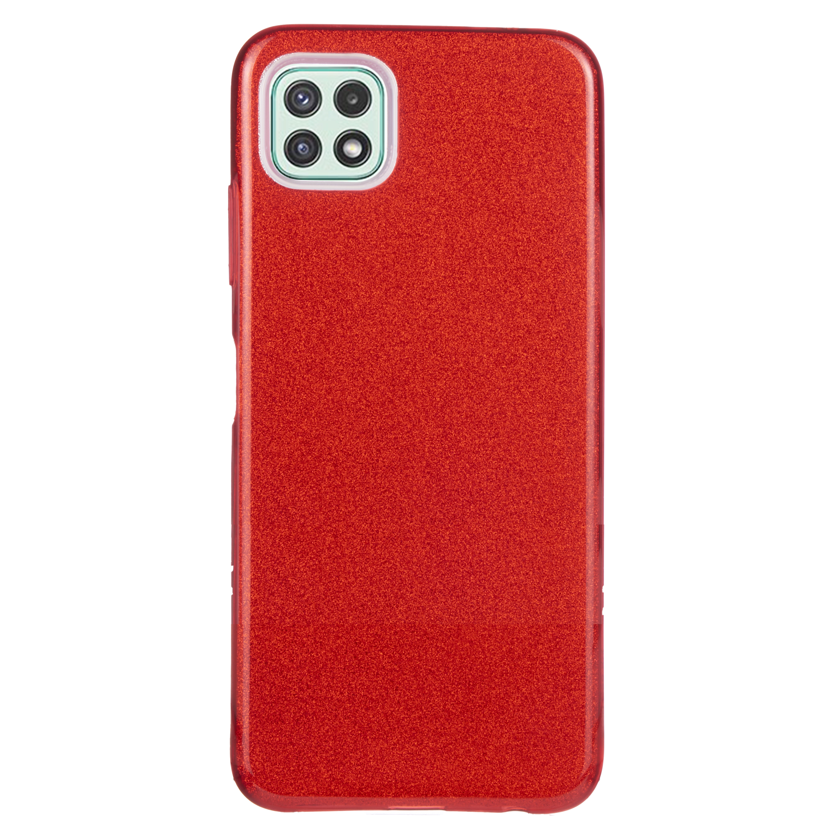 Tpu sparkly shine for sm-a226b (galaxy a22 5g) red