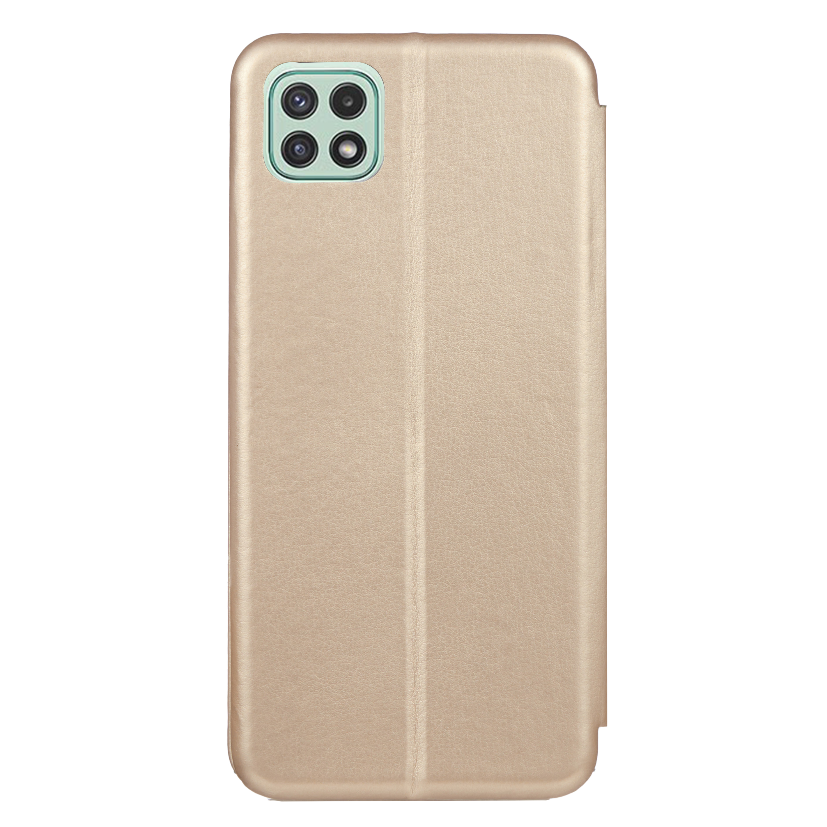 Flip leather for sm-a226b (galaxy a22 5g) zlatna