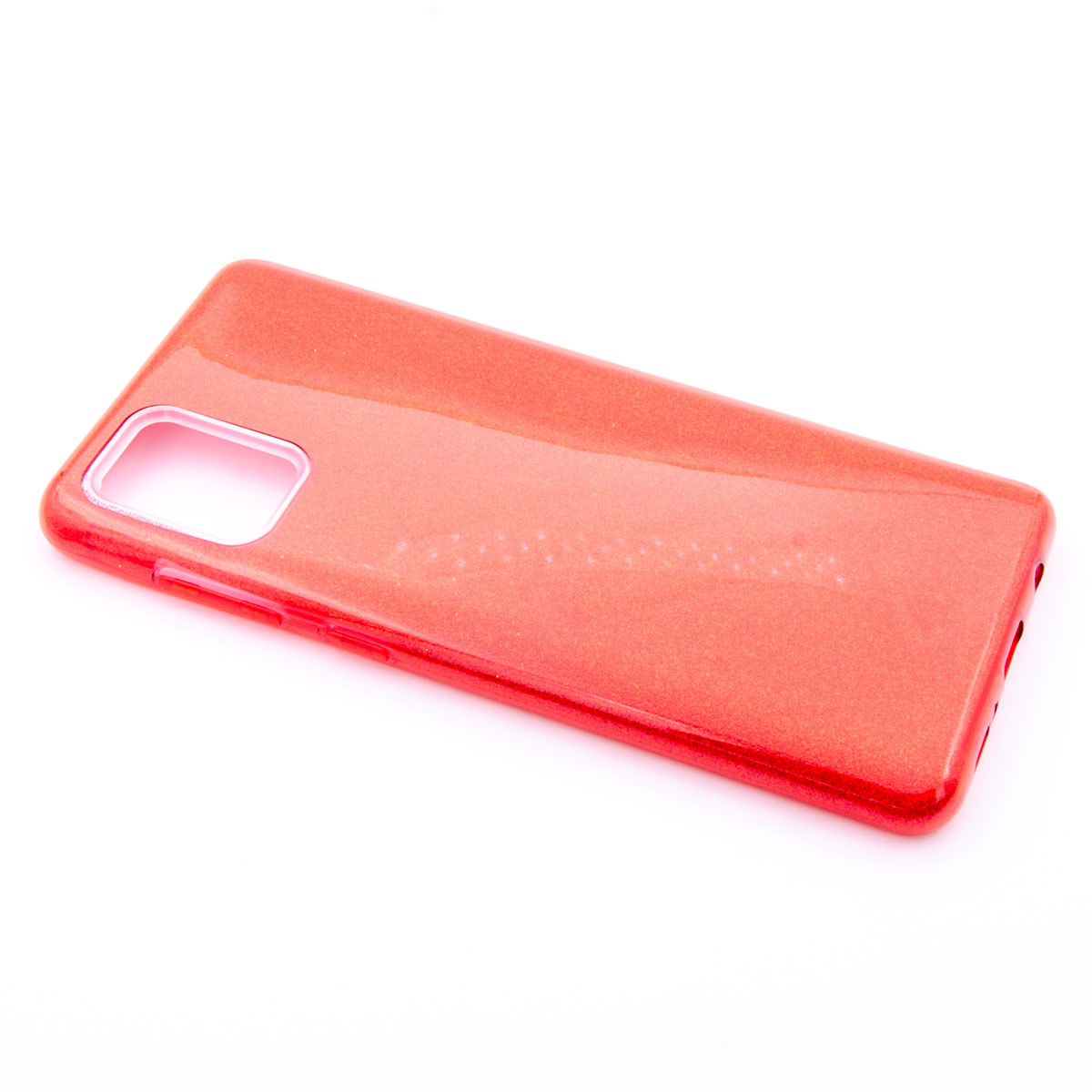 Tpu sparkly shine for sm-a715f (galaxy a71) red