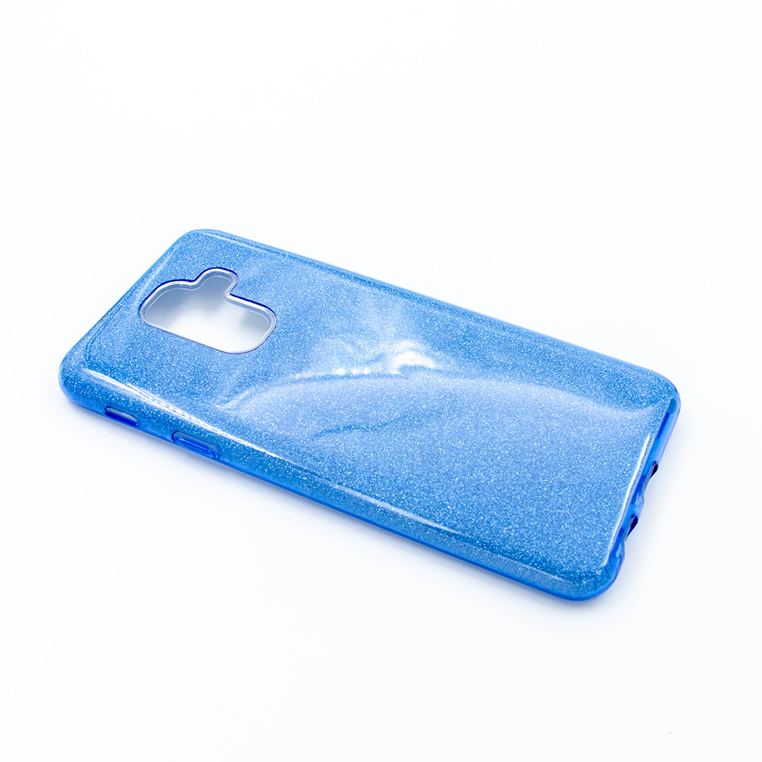 Tpu sparkly shine for sm-a605f (galaxy a6 plus 2018) blue