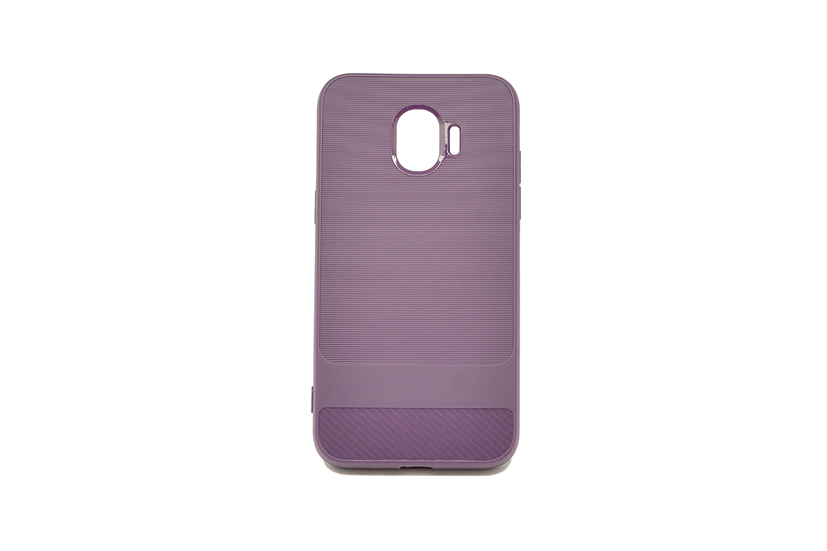 Tpu brushed plus for sm-j400f (galaxy j4 2018) purple