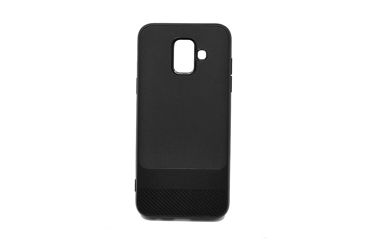 Tpu brushed plus for sm-a600f (galaxy a6 2018) black