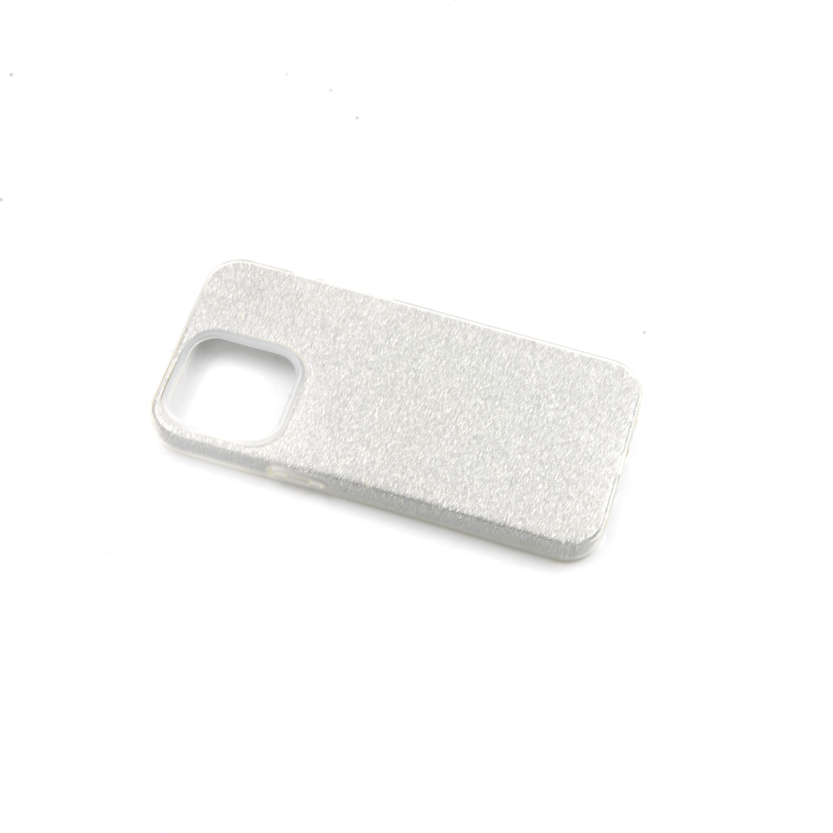 Tpu sparkly shine for iphone 15 pro max (6.7") silver
