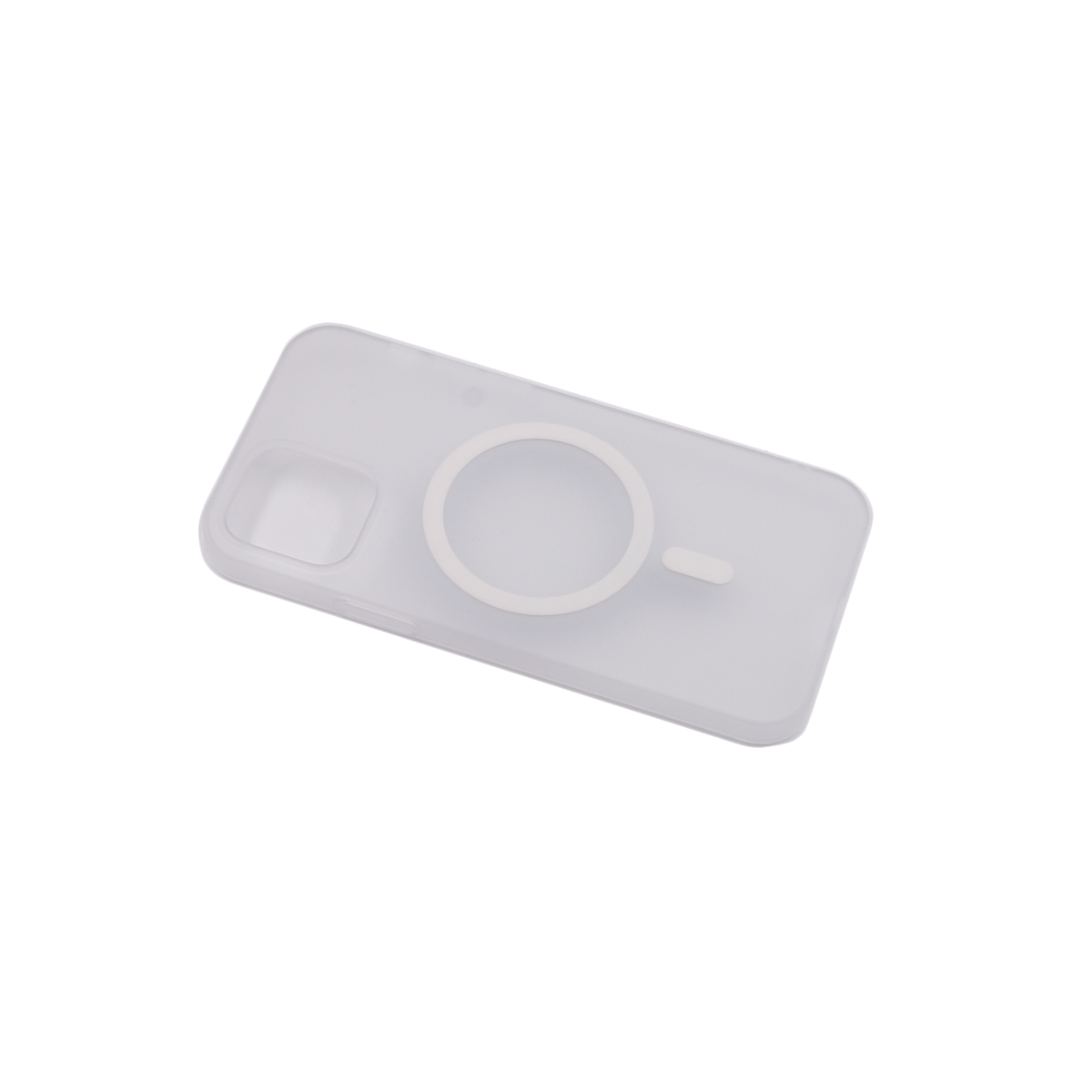 Tpu silhouette magsafe  for iphone 12/12 pro (6.1") bela