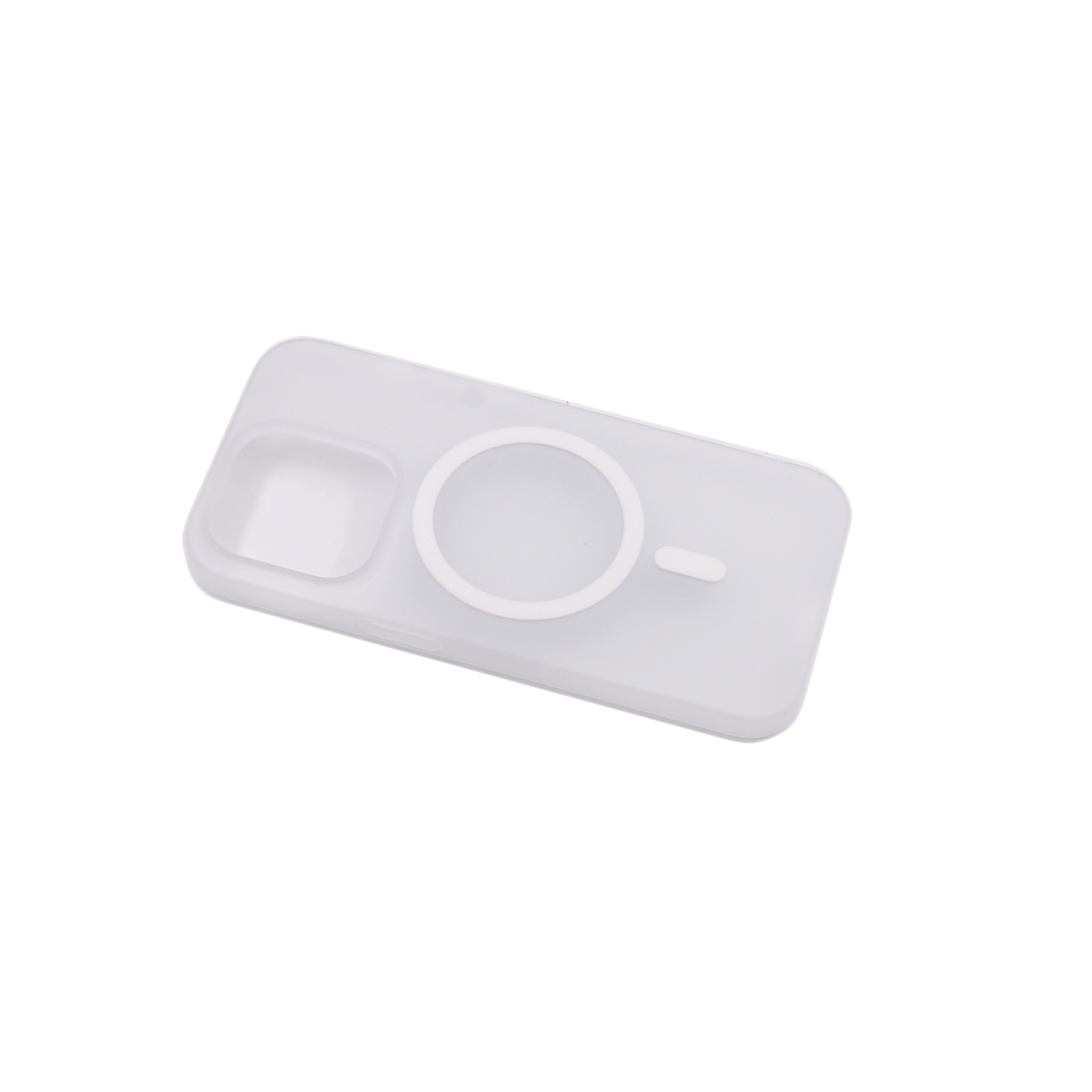 Tpu silhouette magsafe  for iphone 13 pro (6.1") bela