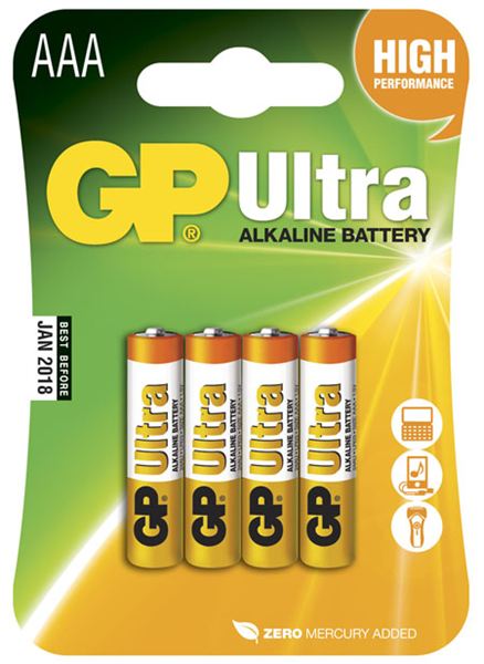 Gp 24au-u4/lr03 alkalna baterija (4kom)