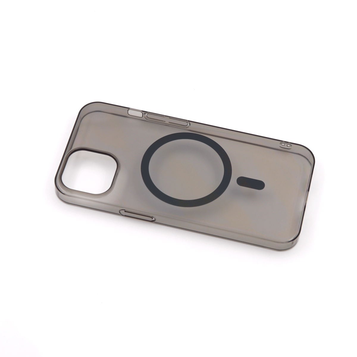 Tpu silhouette magsafe  for iphone 13 (6.1") crna