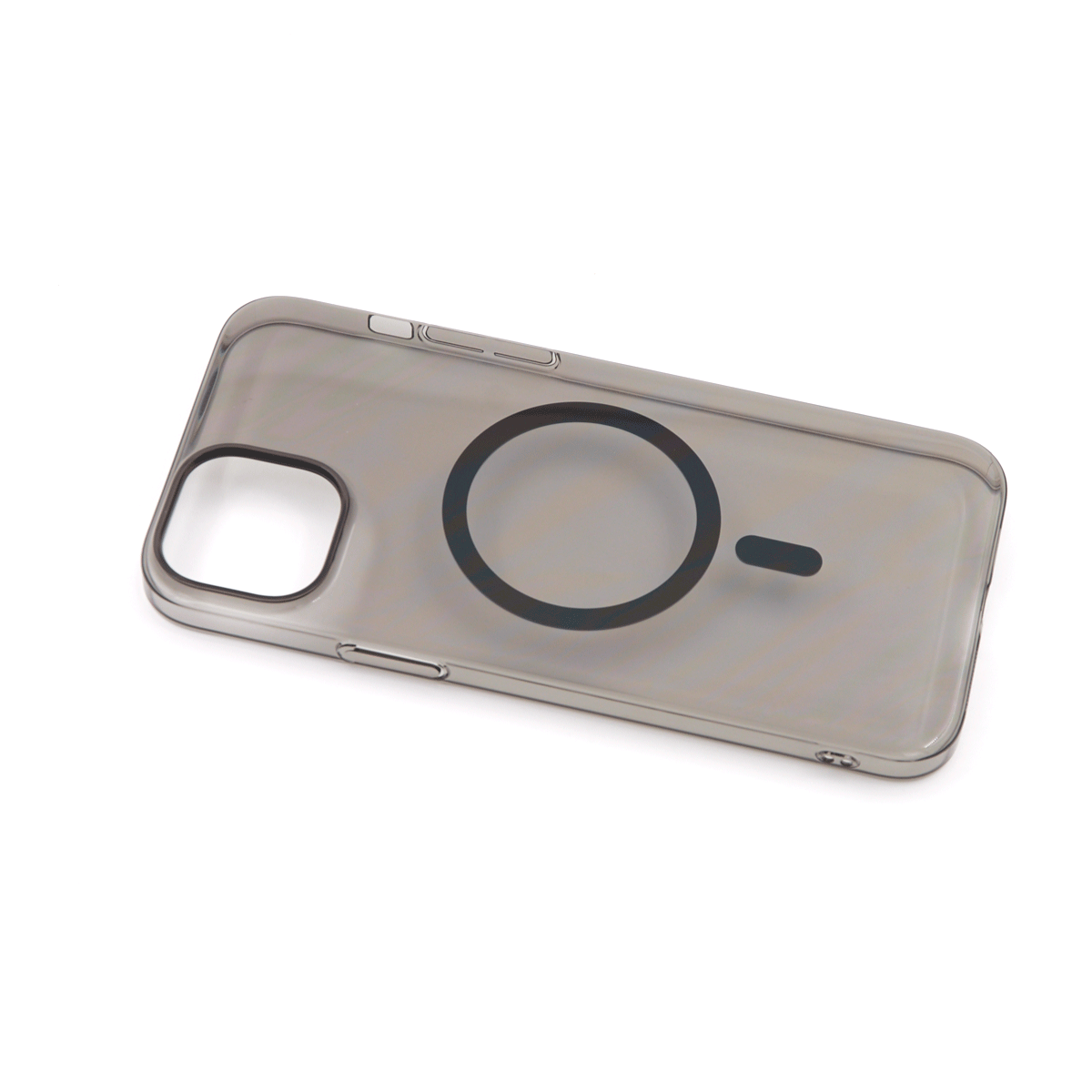 Tpu silhouette magsafe  for iphone 15 plus (6.7") crna