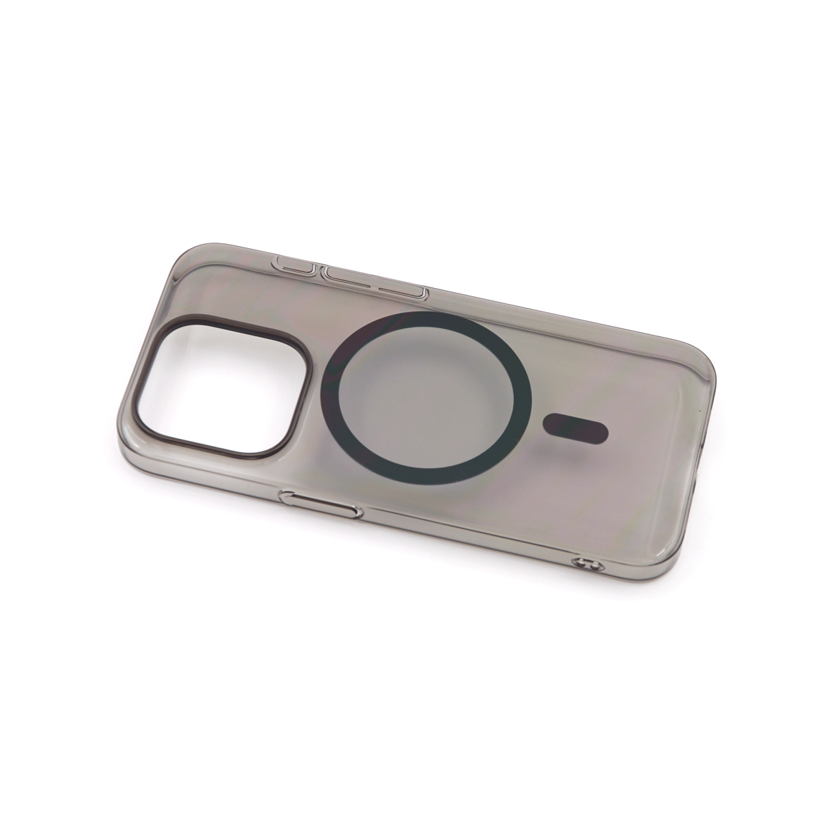 Tpu silhouette magsafe  for iphone 15 pro (6.1") crna