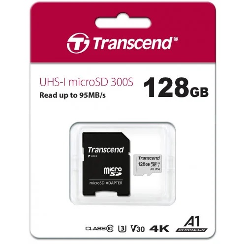 Micro SD 128GB, micro SD, UHS-I U3 A1 w/adapter 