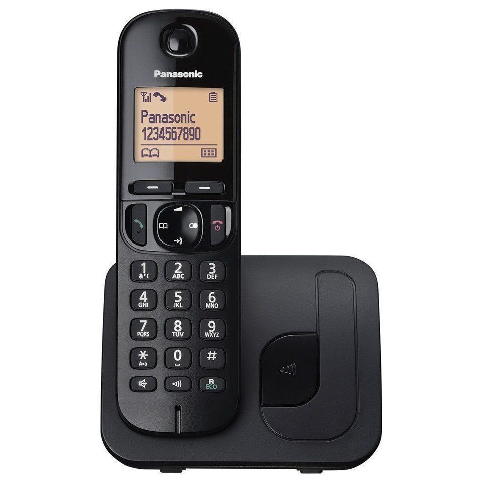 Panasonic kx-tgc210 fxb bežični telefon sa spikerfonom (crni)