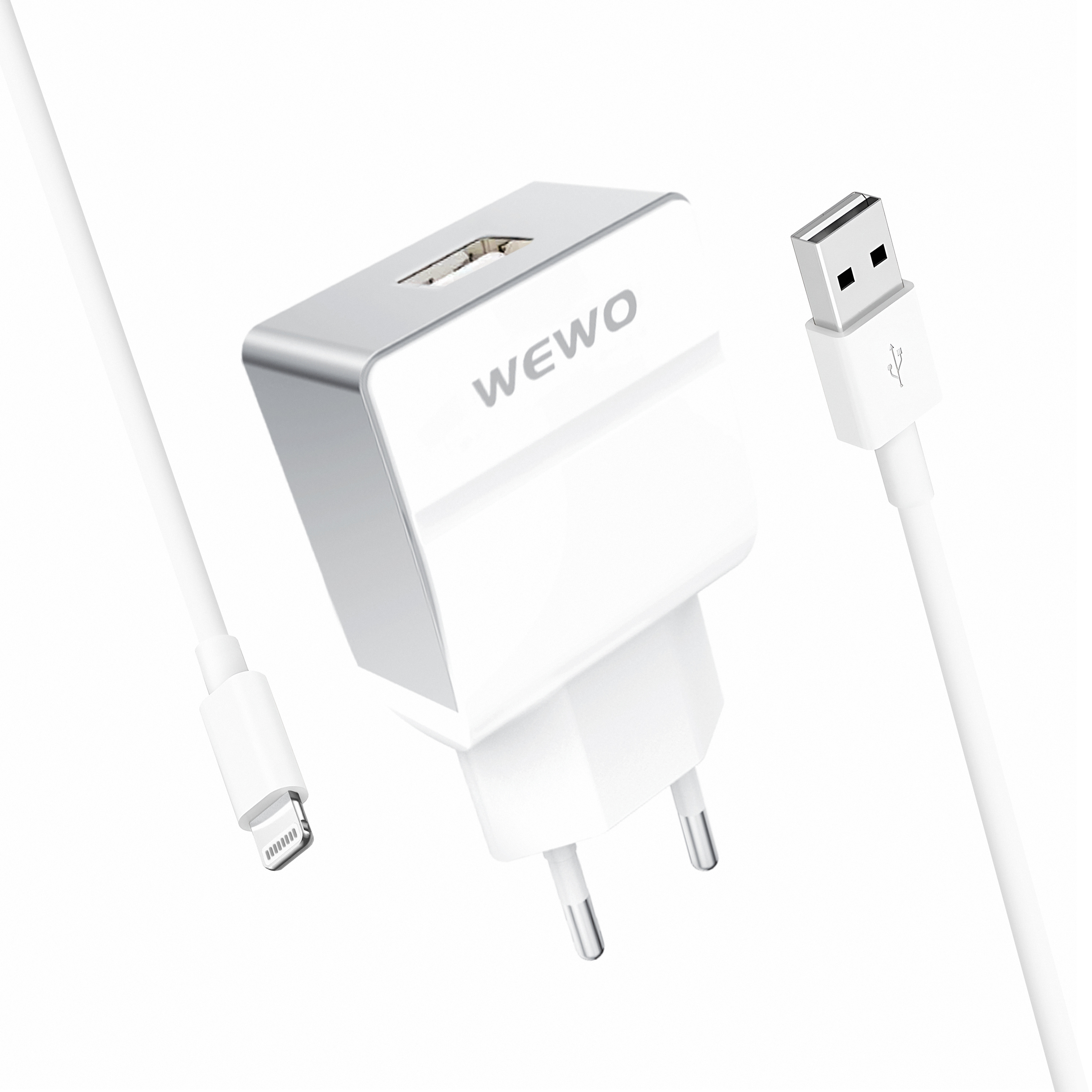 Wewo w-004 punjač usb 1a + iphone 5/6 usb data cable