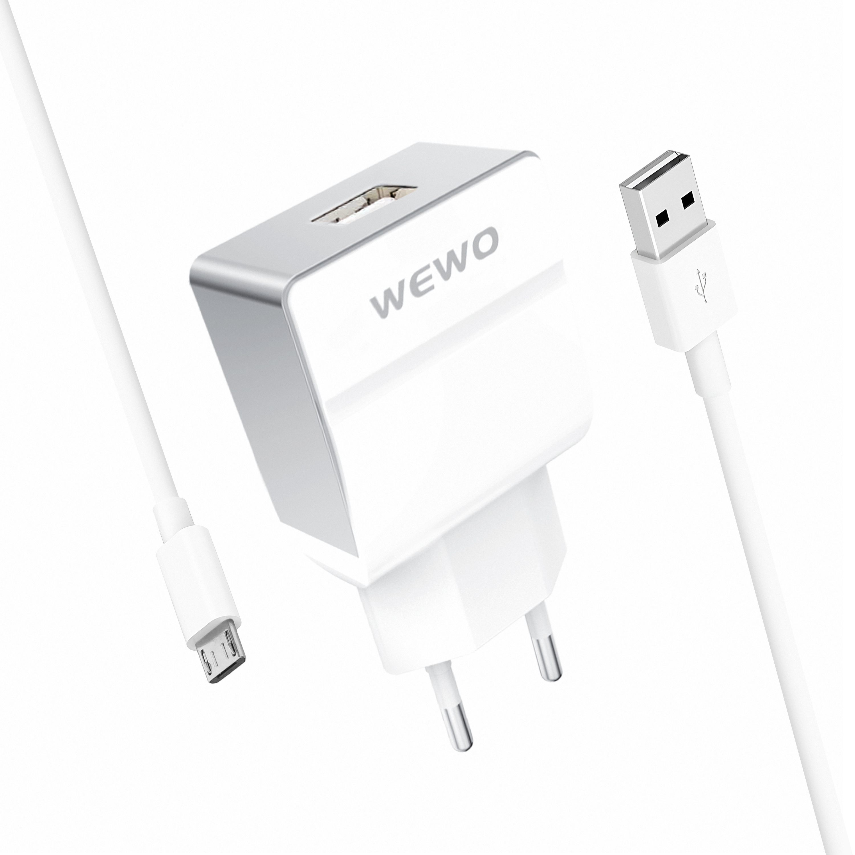 Wewo w-004 punjač usb 1a + micro usb cable