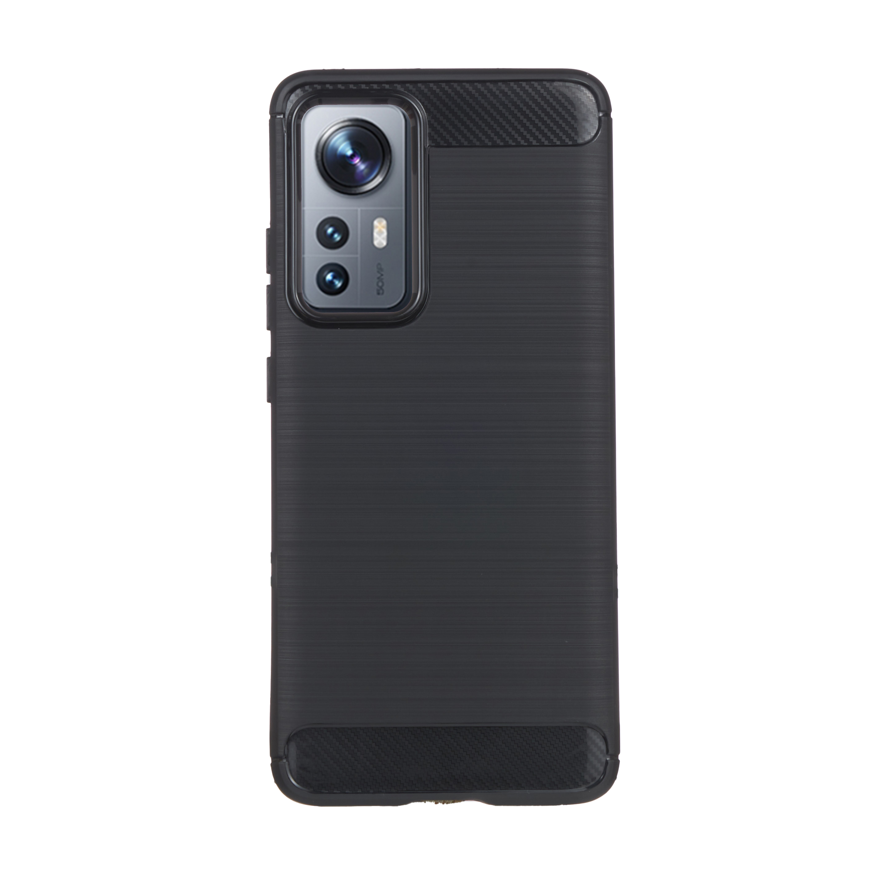 Tpu brushed za xiaomi 12/12x (black)