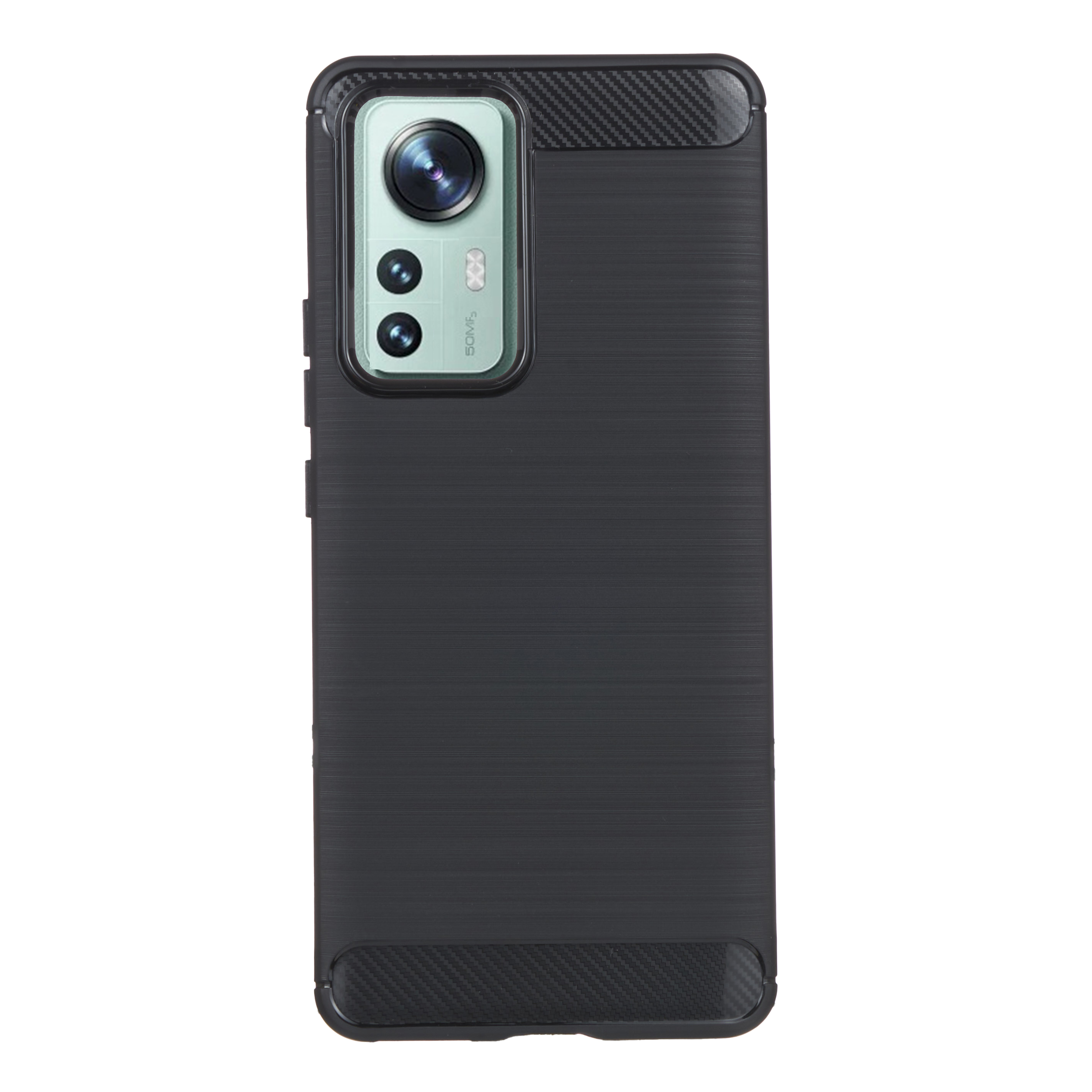 Tpu brushed za xiaomi 12 pro (black)