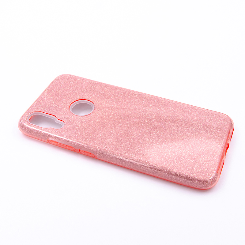 Tpu sparkly shine redmi note 7 (pink)