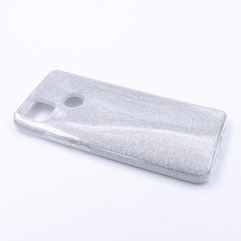Tpu sparkly shine redmi 9c (silver)