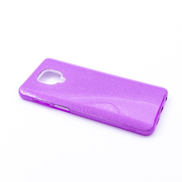Tpu sparkly shine redmi note 9 pro (purple)